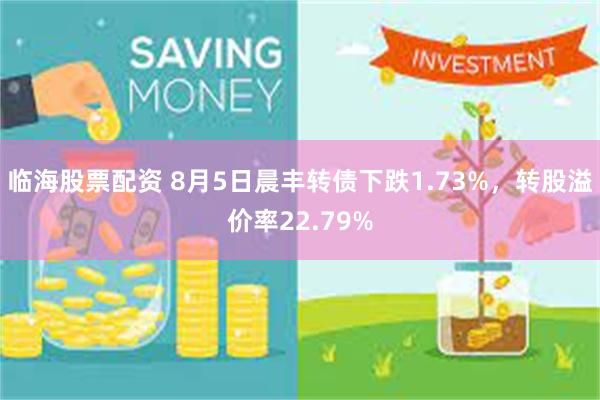 临海股票配资 8月5日晨丰转债下跌1.73%,转股溢价率22.79%