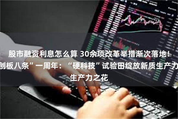 股市融资利息怎么算 30余项改革举措渐次落地!“科创板八条”一周年:“硬科技”试验田绽放新质生产力之花